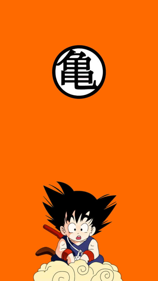 Wallpaper di Dragon Ball Goku Giovane sulla Nuvola