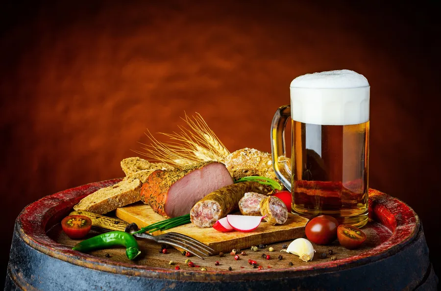 Ham With Beer wallpaper 