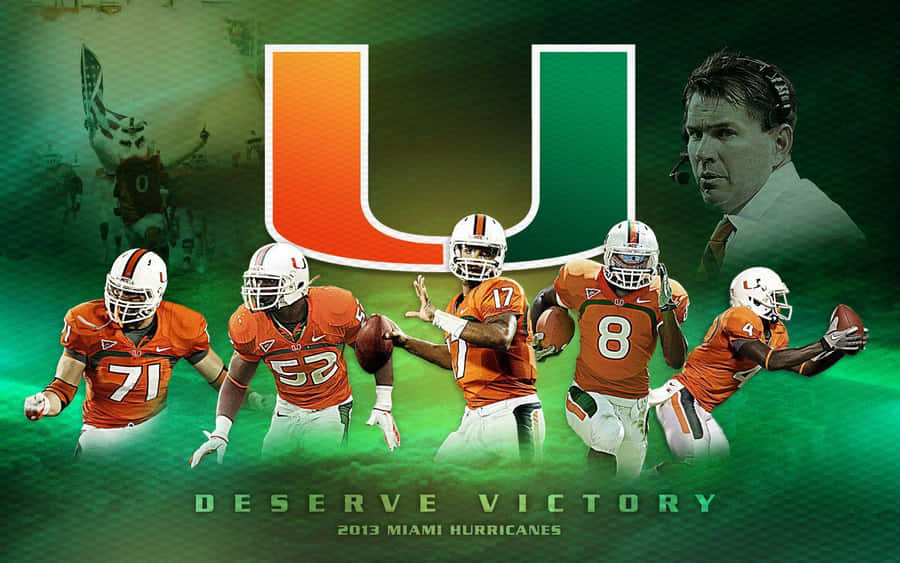 Billedeaf Miami Hurricanes, der viser deres maskot.