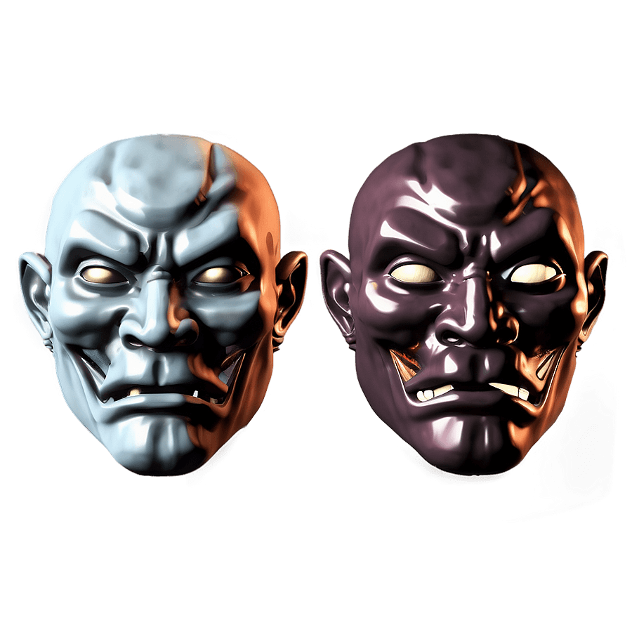 Dynamic Oni Mask Portrait PNG qaq73