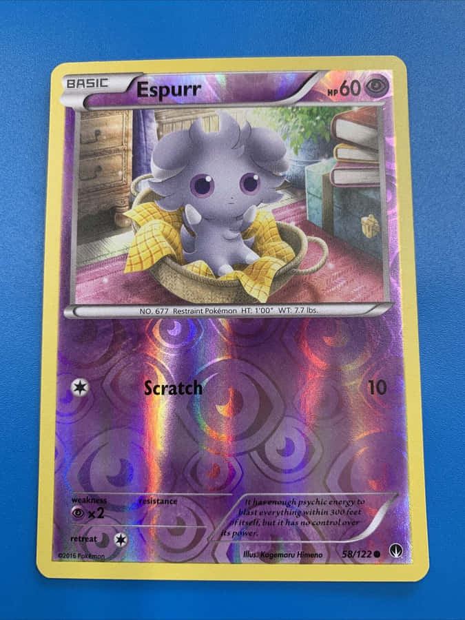 Espurrär ett psykiskt typ Pokemon, och Scratch är en av dess attacker.