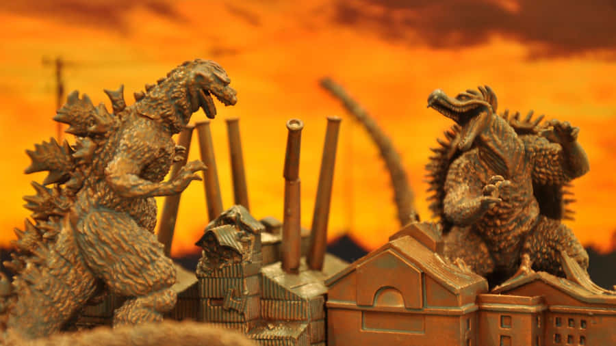 Godzillavs Anguirus 1920 x 1080 tapet