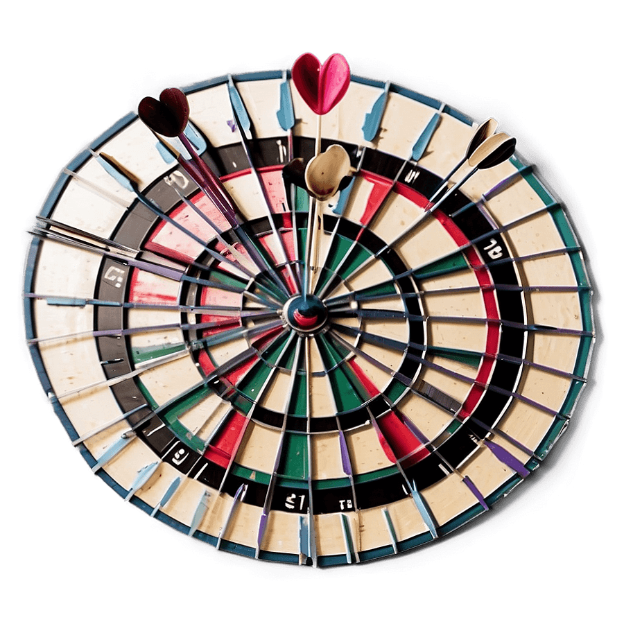 Bullseye with Darts PNG cta1