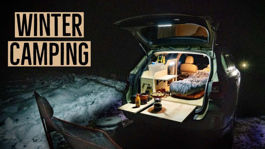 Vintercamping1280 x 720 tapet