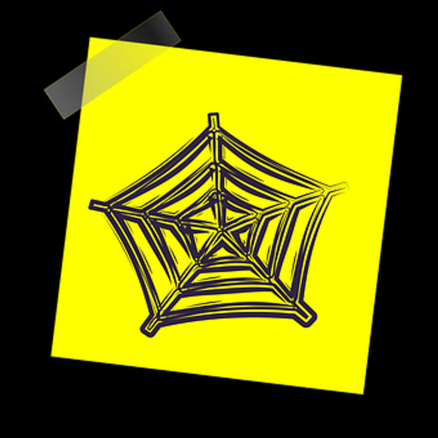 Stylized Spider Web Illustration