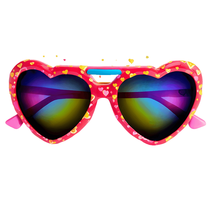 Summer Heart Sunglasses PNG twt37