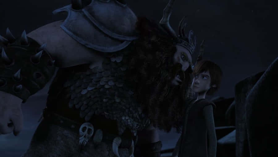 Stoickfalando com Hiccup sobre Como Treinar o Seu Dragão o Mundo Secreto.
