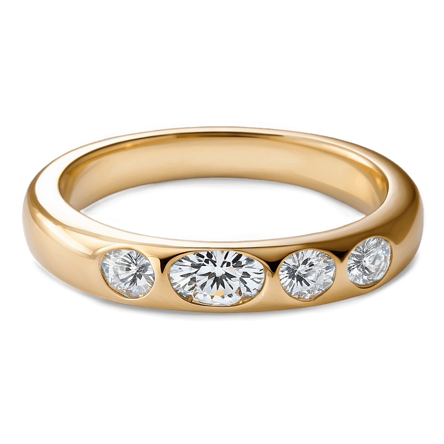 Tension Set Diamond Ring PNG 71