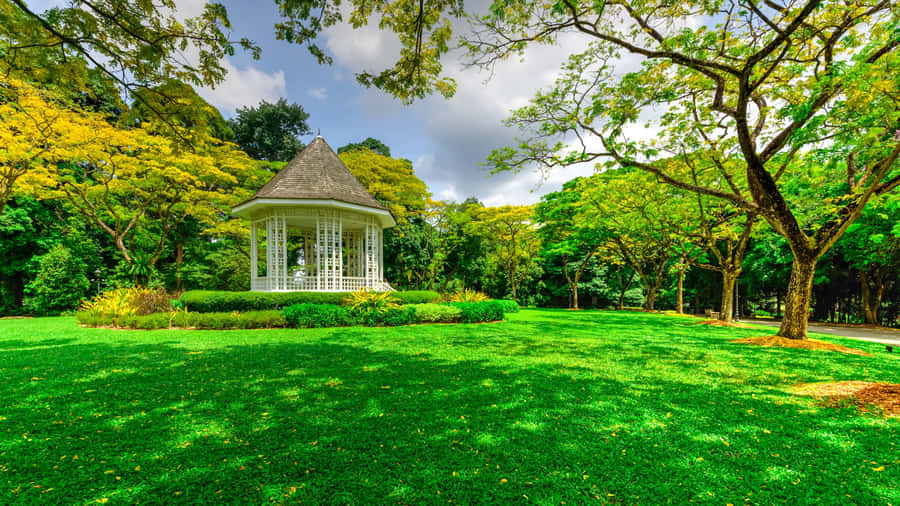 Singapore Botaniska Trädgårdar Bandstand Pavilion