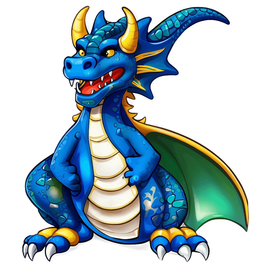 Azure Dragon Design PNG 10