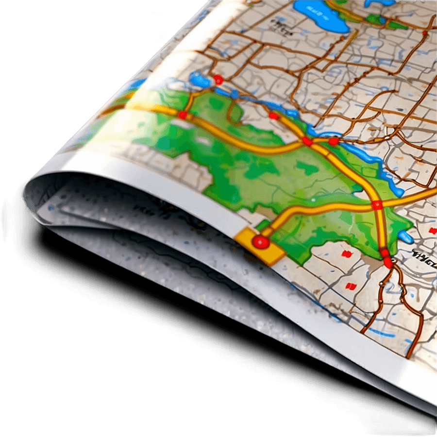 Digital Map Icon PNG tdb47