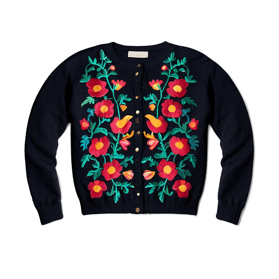 Embroidered Sweater PNG oby