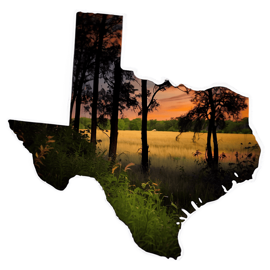 Texas State in Nature PNG xby28
