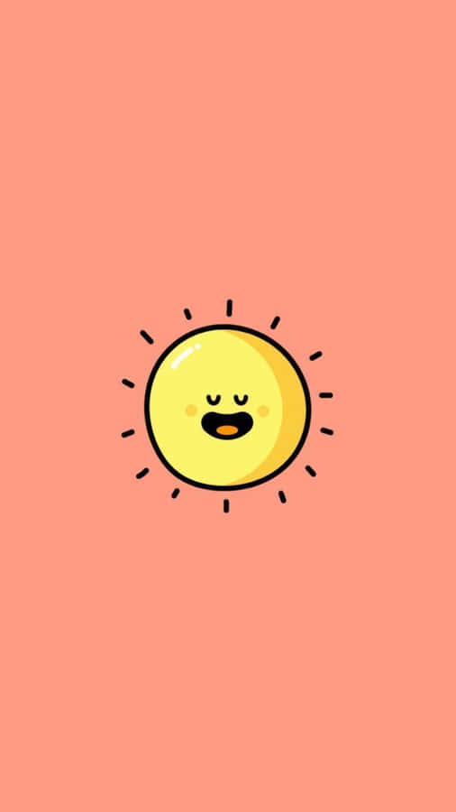 Korallen Sonnenstrahlen Cartoon Hintergrund
