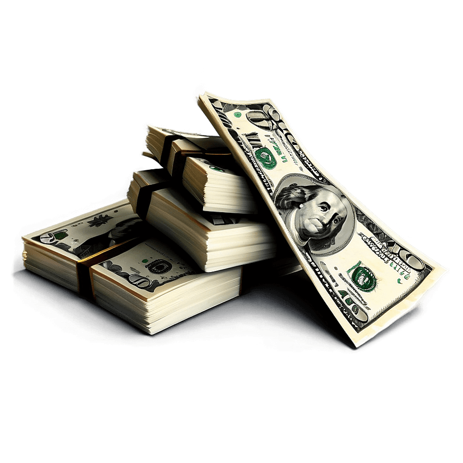 Pile of Money Realistic PNG chv58