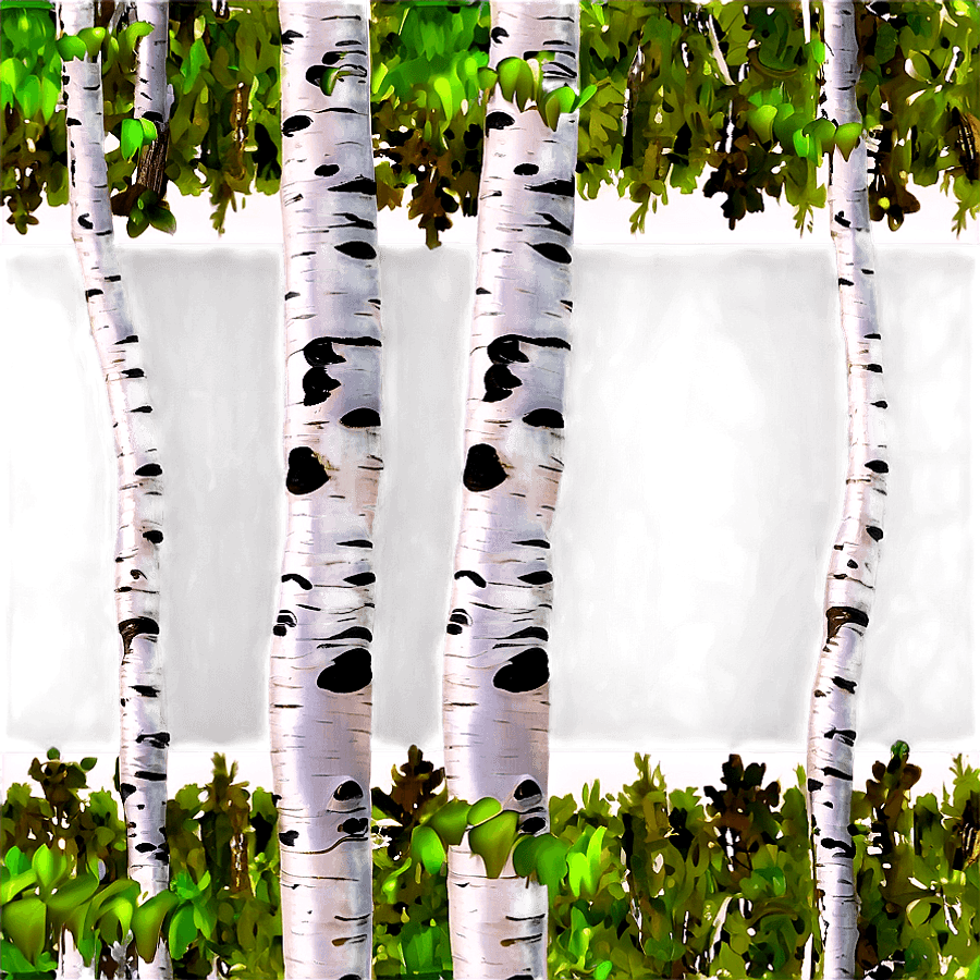 Birch Tree Canopy PNG syq