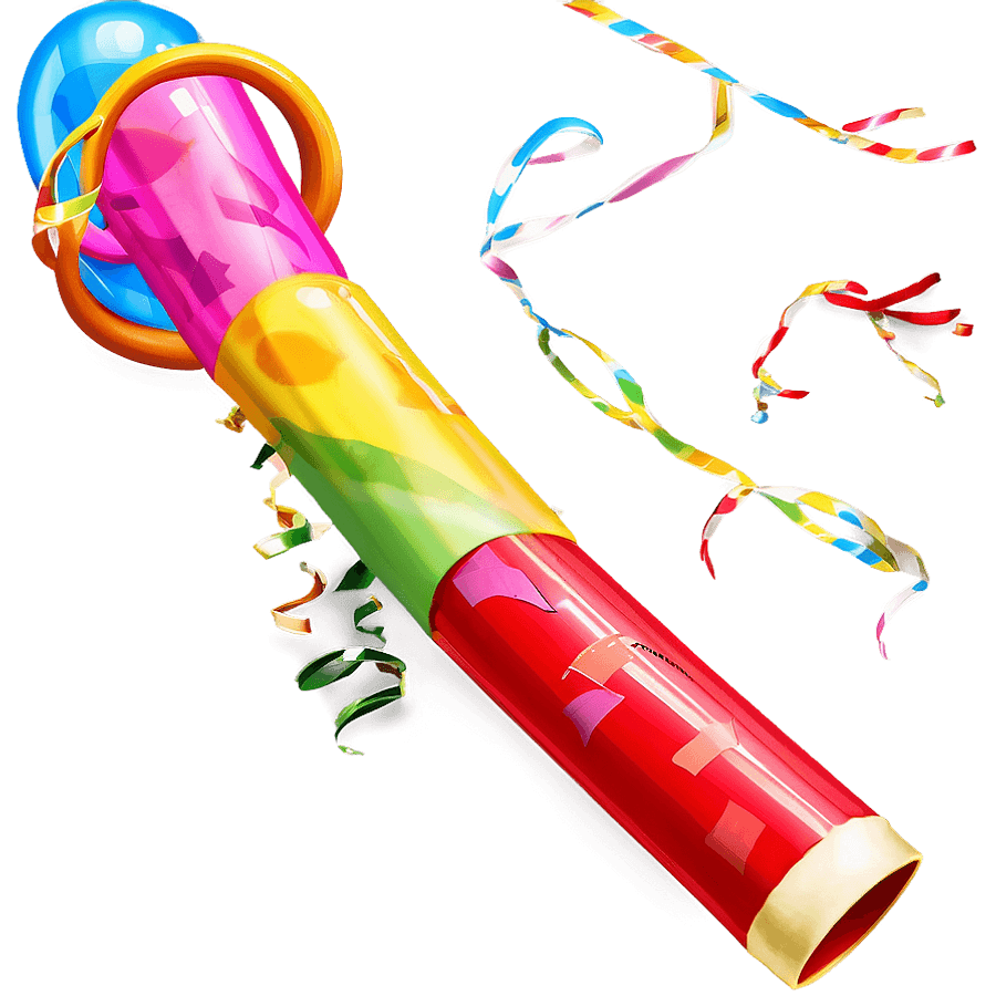 Party Blower with Streamers PNG 05262024
