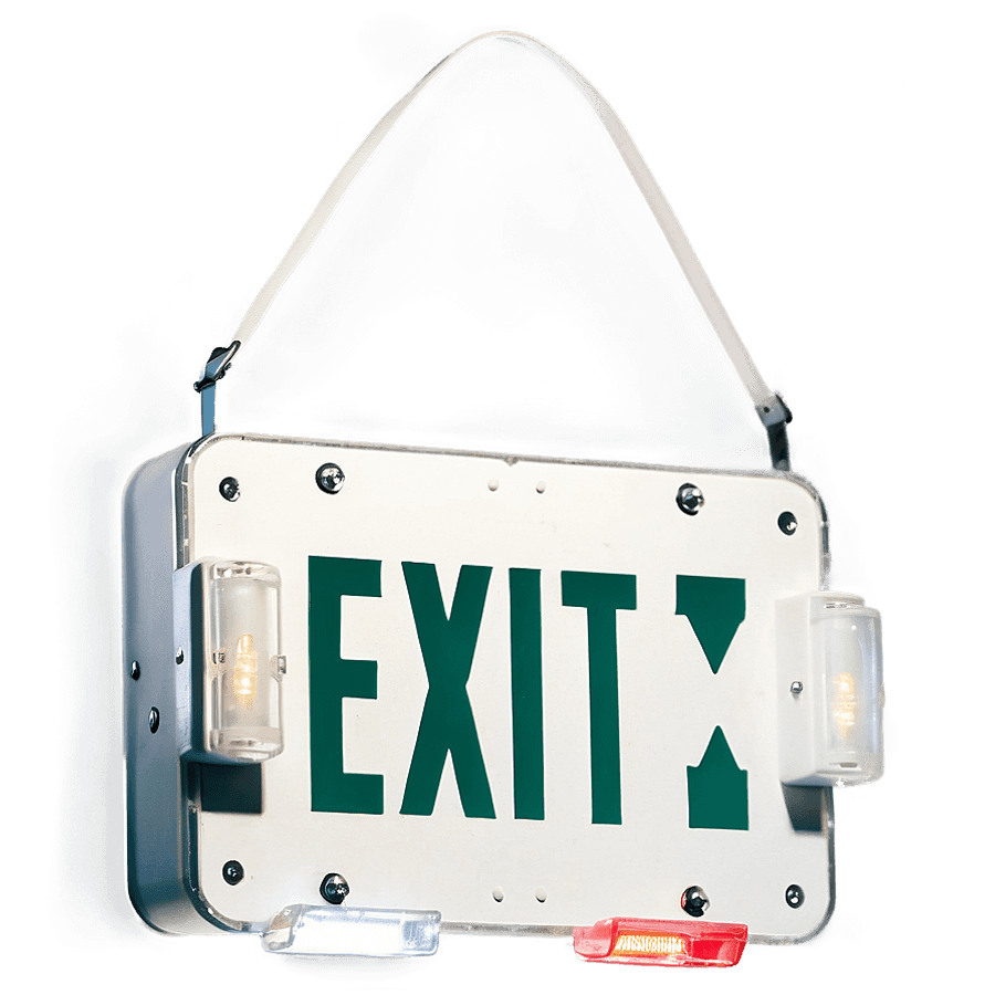 Wall Mounted Exit Sign PNG yxs43