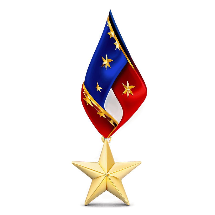 Golden Star Award PNG 73