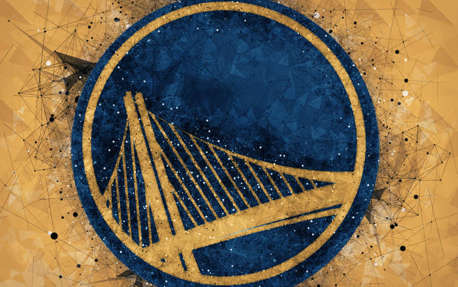 Golden State Warriors Logo Künstlerischer Hintergrund