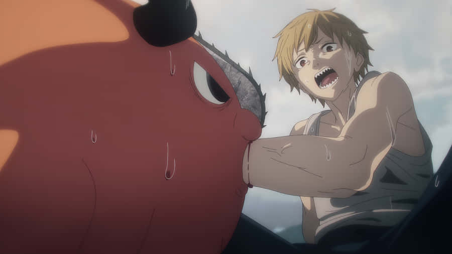 Momento di Legame tra Chainsaw Man e Pochita