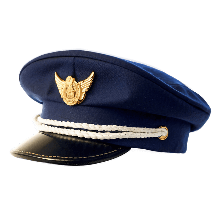 Elegant Pilot Hat for Formal Events PNG din