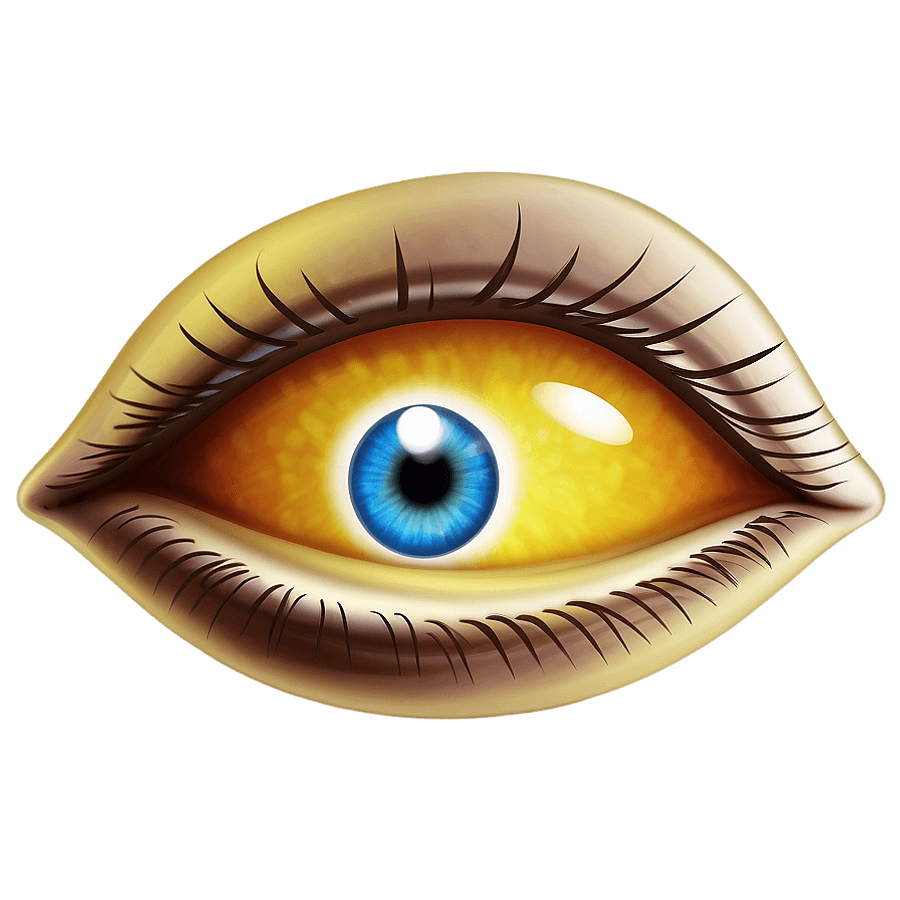 Eye Emoji Illustration PNG 05262024