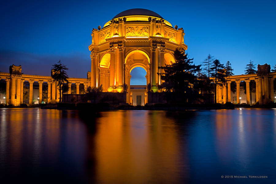 Paláciode Belas Artes Laranja Azul