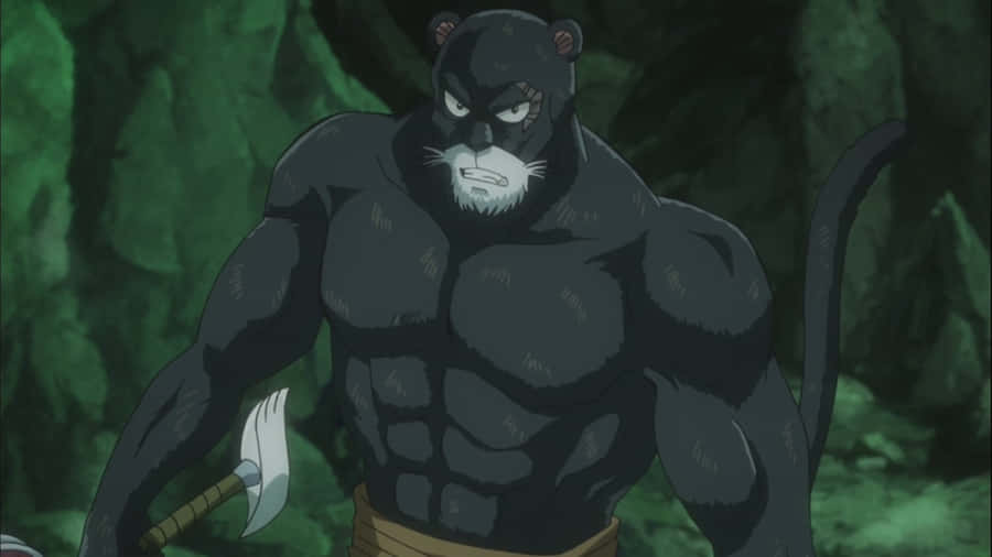Pantherlily_ Pose_ Pertarungan_ Anime