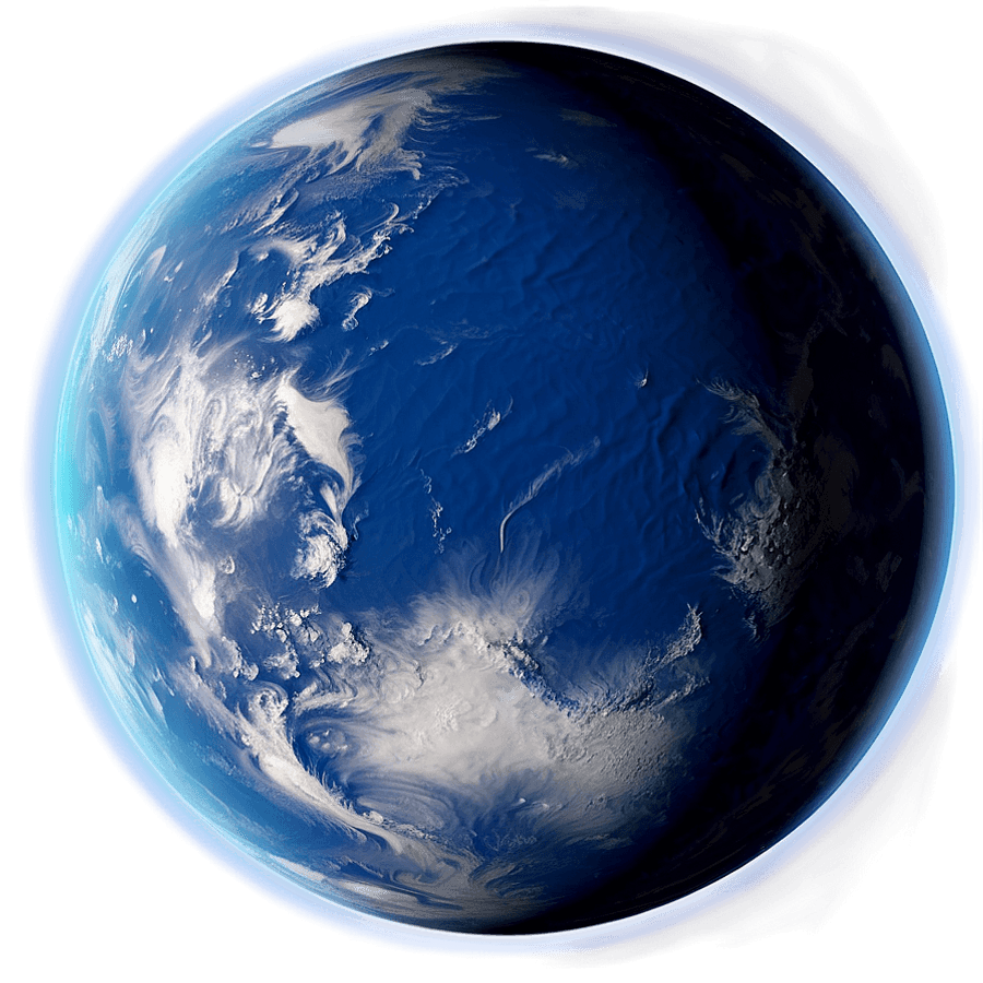 Azure Planet Surface PNG 06112024