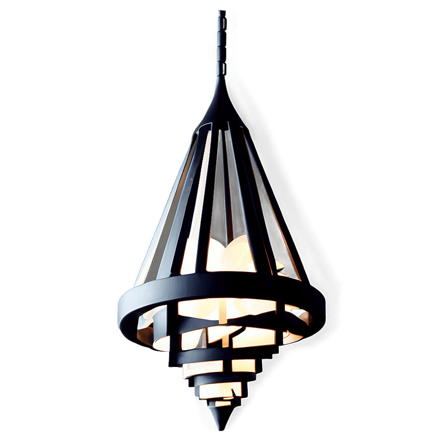 Modern Pendant Chandelier PNG 6