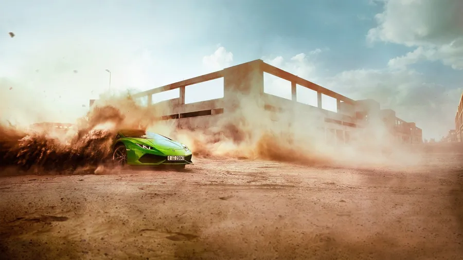Dust background