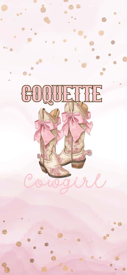 Pink Coquette Cowgirl Støvler