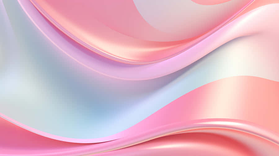 Fundo Abstrato de Ondas Rosa e Azul