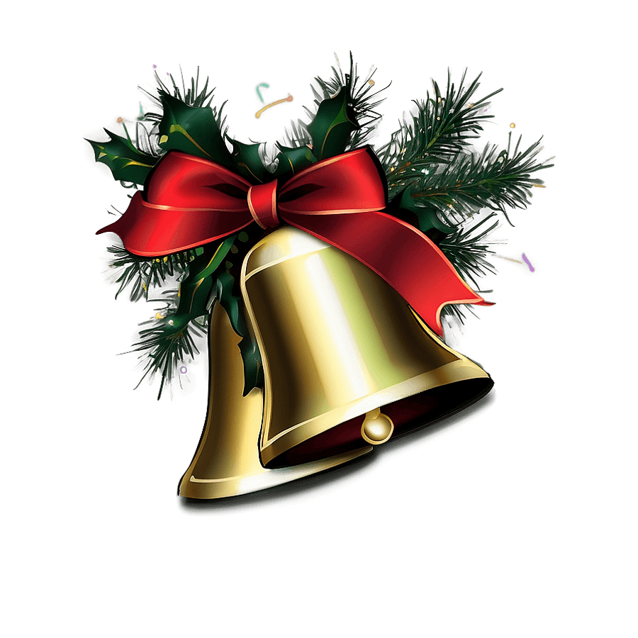 Festive Holiday Bells PNG 41