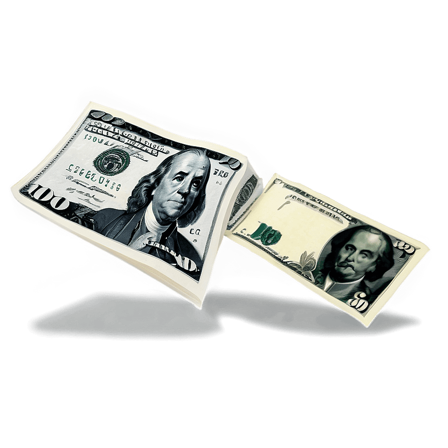 Floating Bills PNG 06202024
