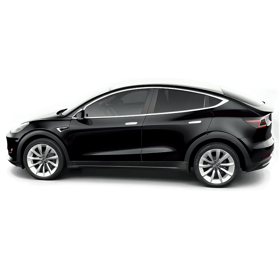 Tesla Model Y Side View PNG 06212024