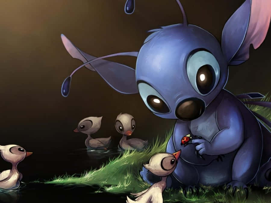 NiedlichesLilo und Stitch 1024 x 768 Hintergrundbild