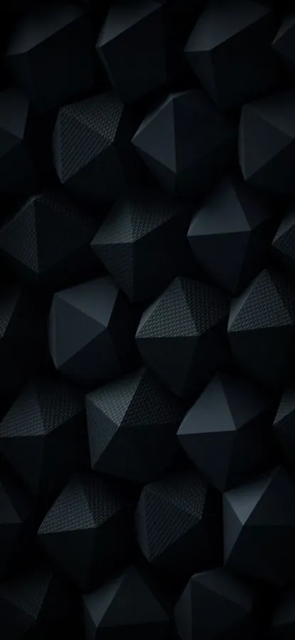 Black Geometric Pattern Wallpaper