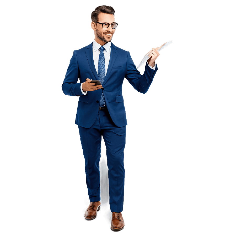 Tech-Savvy Business Suit PNG 06212024