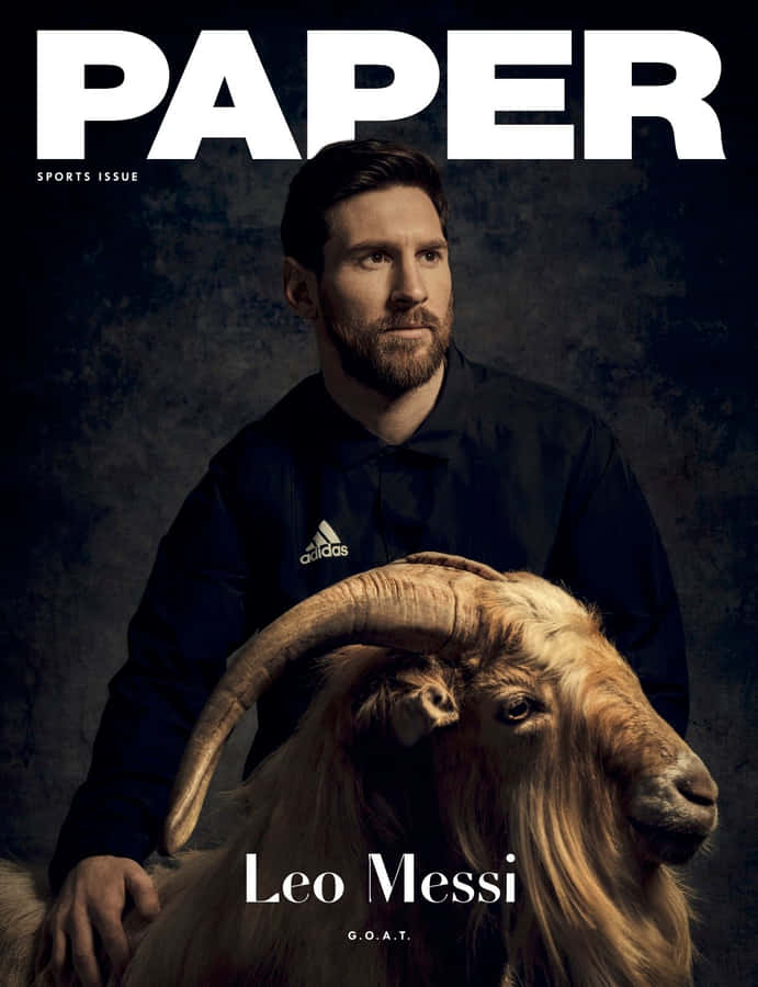 Capa da Revista PAPER G.O.A.T. do Messi