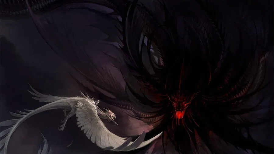 White Creature Vs Black Devil HD