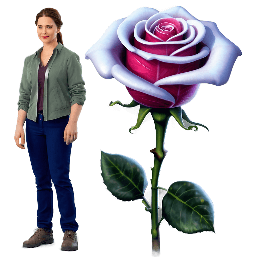 Belle's Magic Rose PNG   06202024