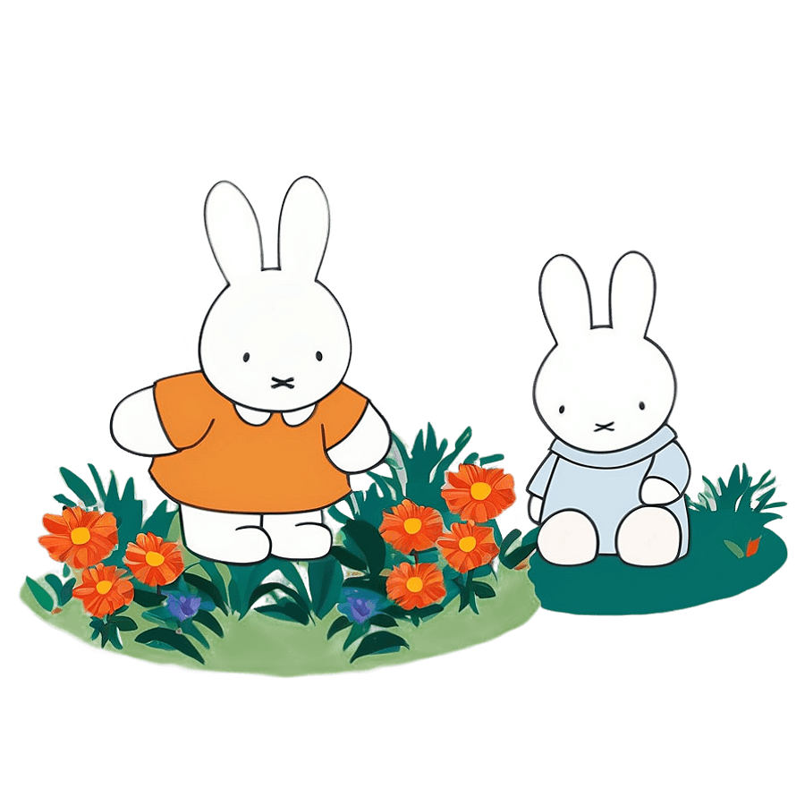 Miffy in the Garden PNG 14