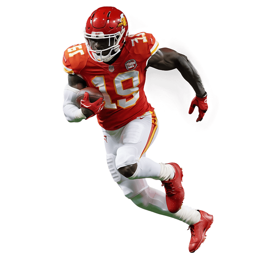 Tyreek Hill Powerful Sprint PNG 05232024