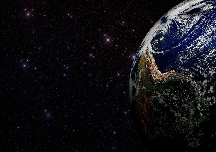 Preview wallpaper planet, stars, space, outer space, universe