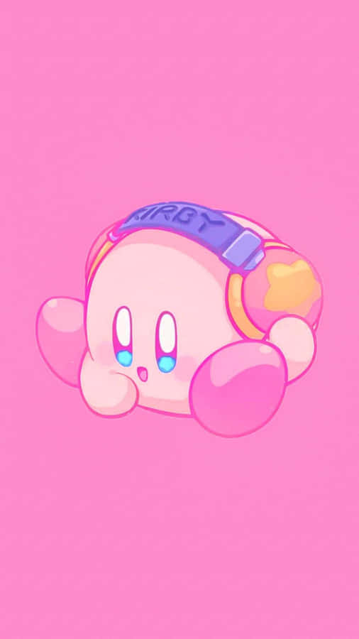 Papel de Parede Estético do Kirby Sonolento