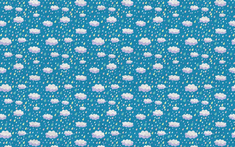 Rain Clouds Pattern wallpaper