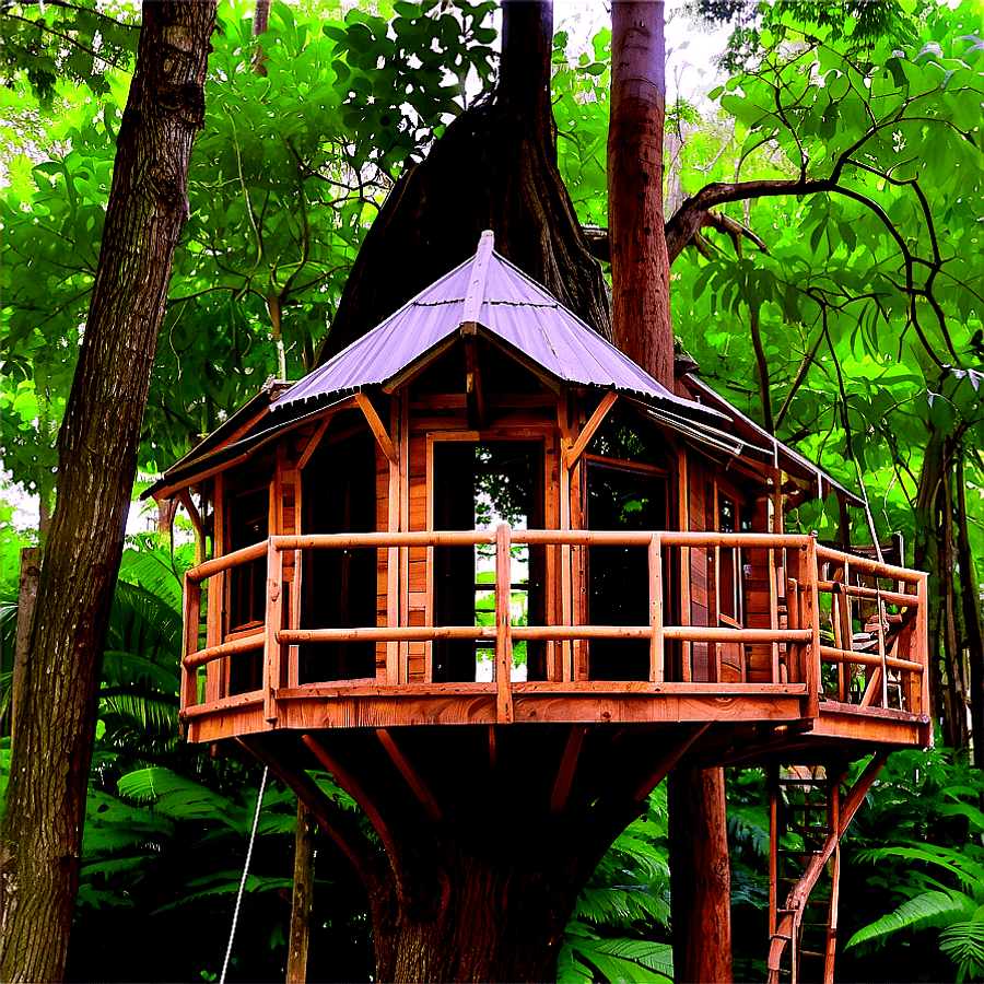 Secluded Treehouse Sanctuaries PNG 37