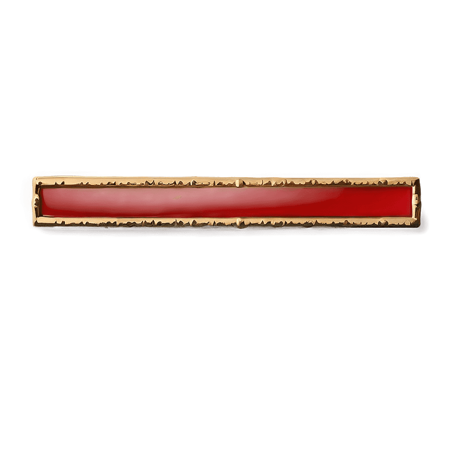 Red Rectangle Vintage PNG 82